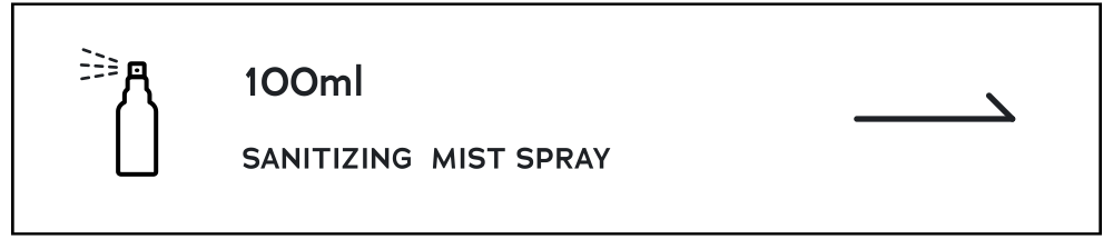 SANITIZING MIST SPRAY