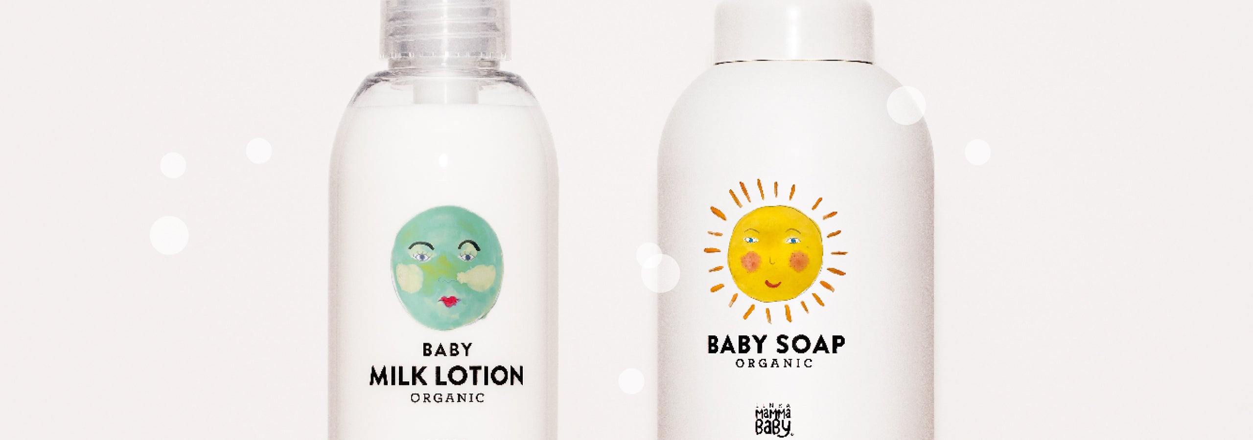 MILK LOTION × BABY SOAP VISUAL